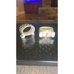 Lomonsov Cobalt Blue Napkin Rings - set of two